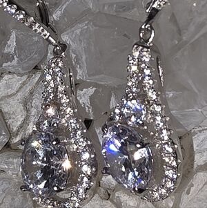 Elegant Silver Drop Earrings